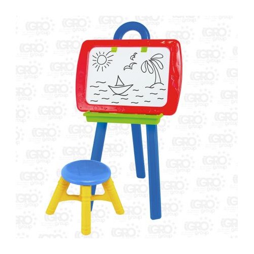 Мольберт для детей пластиковый со стульчиком № 3 0381 Colorplast малый