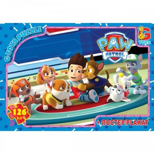 Пазли Paw Patrol Щенячий патруль 126 элементов PW0818 ТМ G-Toys