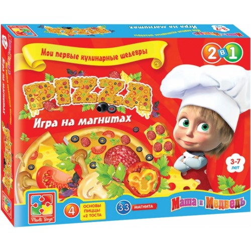 Игра  на магнитах Торт, Пицца, Вафли, Блины или Пирог VT1504 Vladi Toys