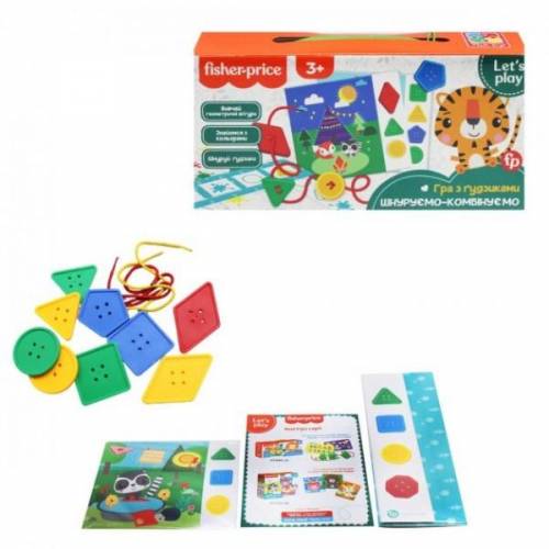 Гра з ґудзиками Fisher Price Шнуруємо-комбінуємо VT2905-24