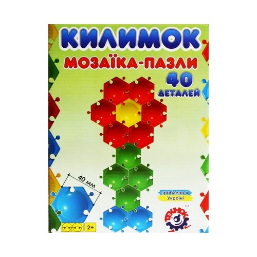 Мозаїка підлогова "Килимок" 40 деталей 2940 Технок, Івано-Франківськ