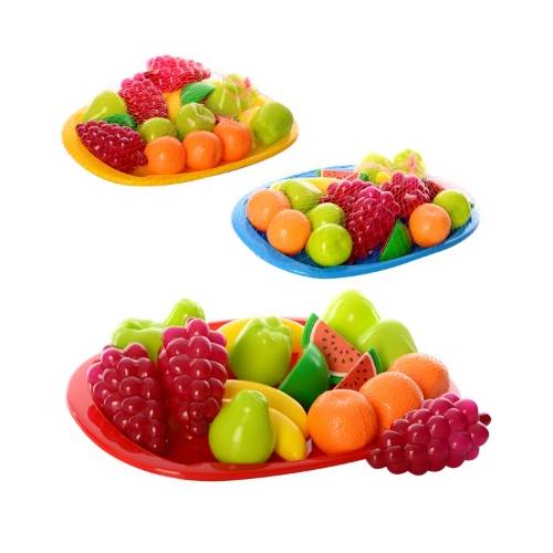 Піднос дитячий іграшковий з фруктами та ягодами 904/379 ст.2 Оріон