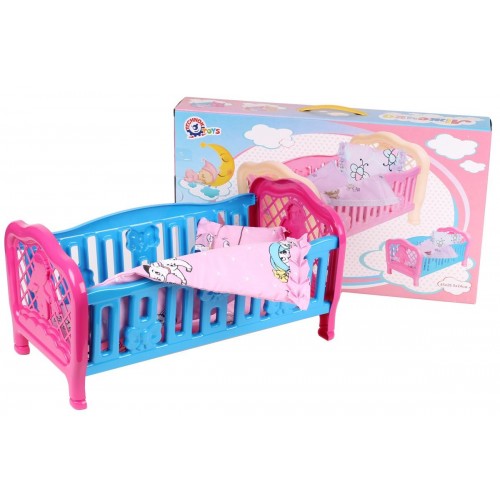Кроватка для куклы + постельное белье 4494 Технок 