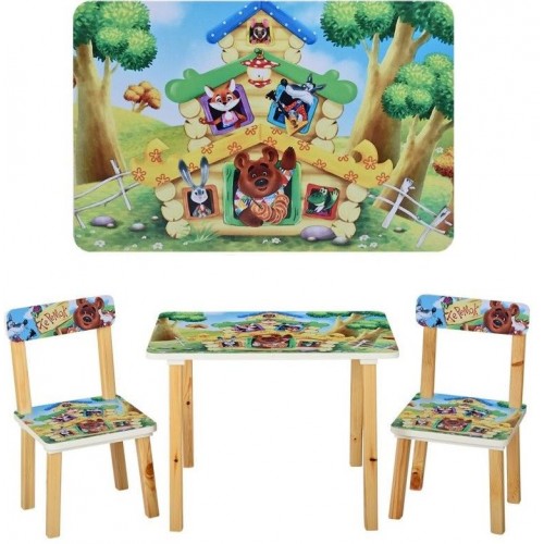 Детский стол и 2 стула Теремок 501-33  Украина