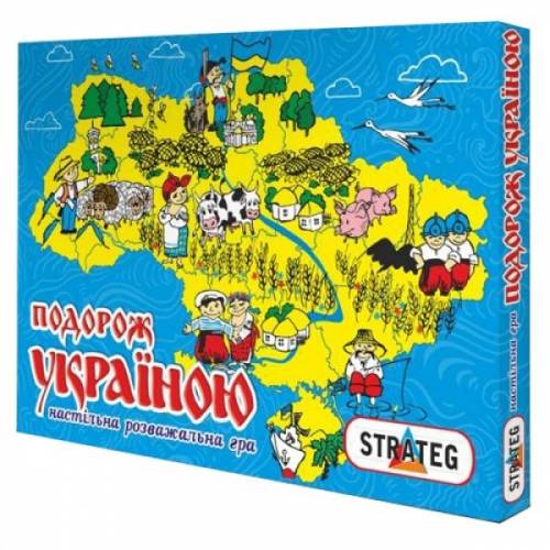Настільна гра Подорож Україною 59 Strateg