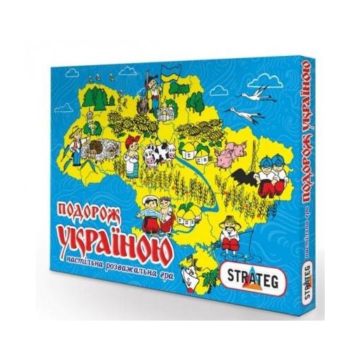 Игра настольная "Подорож Україною" 59 Стратег