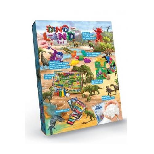 Набір для творчості Dino Land 7 в 1 Danko Toys