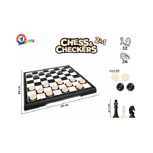 Шашки та шахи 2в1 9079 Технок