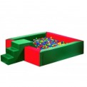 Сухой бассейн прямоугольный с матом 150-200-40 см толщина стенок 15 см 0203/01/05 Тia-sport без шариков