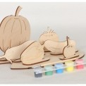 Сборная деревянная модель с красками Овощи или Фрукты 70964 Вудмастер