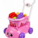 Візок для супермаркету рожева кішка з фруктами та овочами 7563 ТехноК