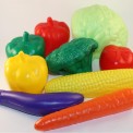 Набор пластиковых  овощей 9 штук Toys Plast, Украина в сетке
