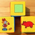 Кубики мягкие 3 штуки 125 Розумна играшка