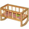 Кроватка деревянная для кукол ВП-002 Винни Пух
