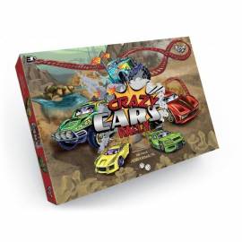 Настільна гра бродилка Crazy Cars Rally ДТ-ІМ-11-30 Danko Toys