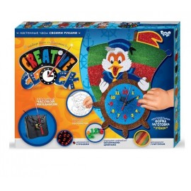 Набор для творчества настенные часы Утенок Creative clock 01-04Danko Toys