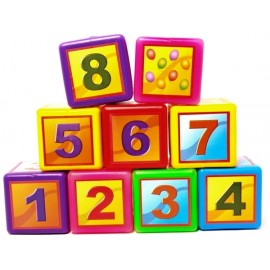 Кубики великі "Математика" 9 штук 9б 020/3 Bamsic