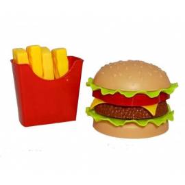 Набір фастФуд Гамбургер та картопля Фрі KW-100-012 Kinderway