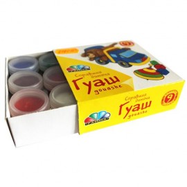 Краски гуашь 9 цветов серия "Любимые игрушки"221032 Гамма