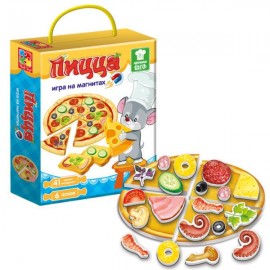 Гра на магнітах "Піца" з мишеням 3004-02 Vladi Toys