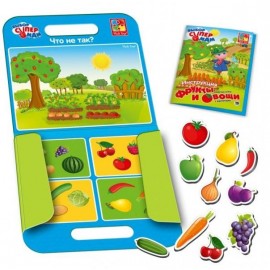 Простые игры с магнитами Овощи и фрукты VT3104-13
