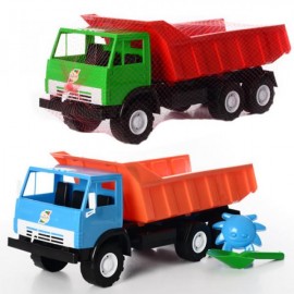 Машина-самосвал пластмассовая игрушечная К-Маз с лопаткой Х2 443 Орион, Одесса