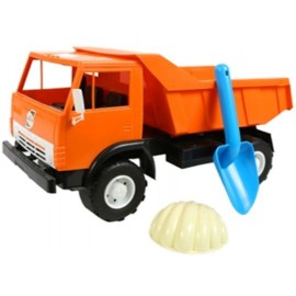 Машина-самосвал пластмассовая игрушечная К-Маз с лопаткой Х2 471 Орион, Одесса