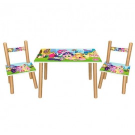 Детский стол и 2 стула My Little Pony 501-26