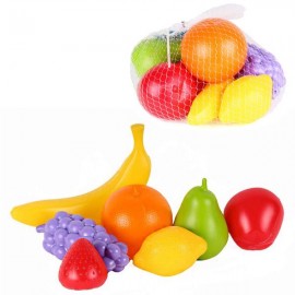 Набір пластикових фруктів у сітці 7 штук 5309