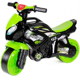 Байк мотоцикл з музичними та світловими ефектами зелений 5774 ТехноК