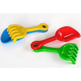 Лопатка + грабельки ИП.24.000 Toys Plast