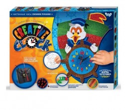 Набор для творчества настенные часы Утенок Creative clock 01-04Danko Toys