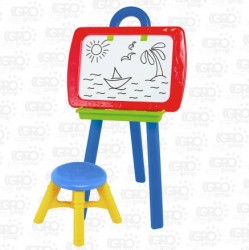  Мольберт для детей пластиковый со стульчиком № 3 0381 Colorplast, Харьков малый