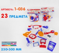 Набор доктора 23 предмета 1-036 ТМ MASTERPLAY