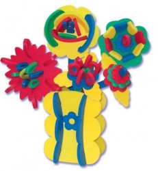 Мягкие пазлы 3D "Ваза с цветами" Vladi toys ЦМ-302