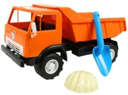 Машина-самосвал пластмассовая игрушечная К-Маз с лопаткой Х2 471 Орион, Одесса