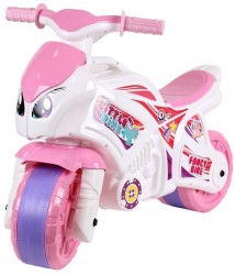 Байк мотоцикл толокар для дівчаток рожевий ТехноК 5798 