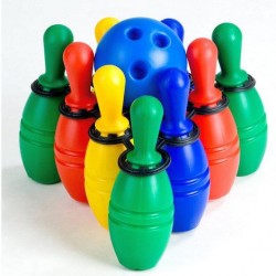 Боулинг - кегли детские 9 шт. и шар Toys Plast, Украина