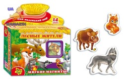 Мягкие магниты "Лесные жители"  Vladi Toys, Днепропетровск