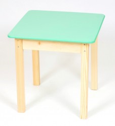 Детский стол деревянный 4 цвета ТМ "Игруша", Одесса квадратный 